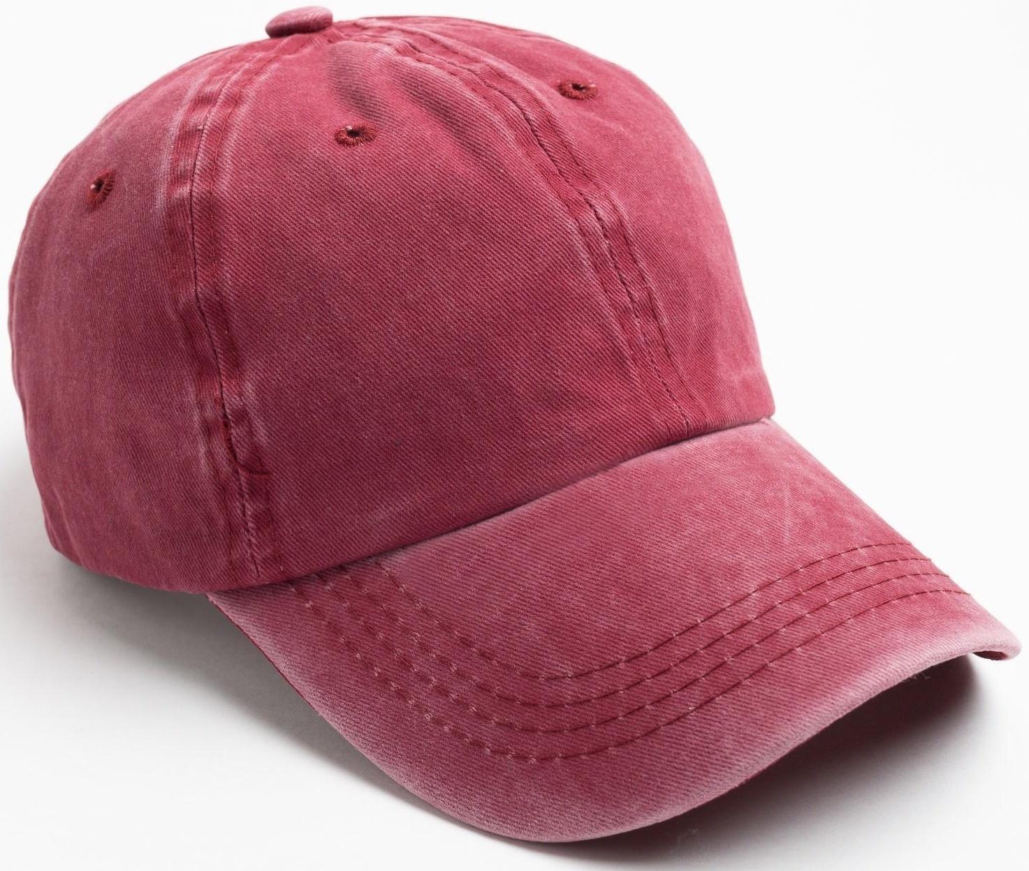 Бейсболка, цвет бордовый, размер 56-58