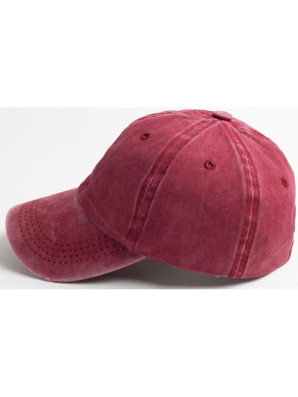 Бейсболка, цвет бордовый, размер 56-58