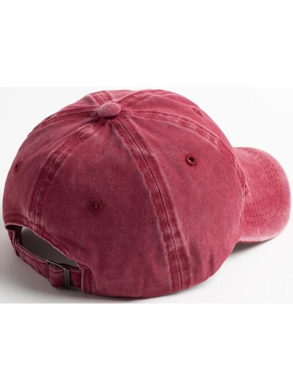 Бейсболка, цвет бордовый, размер 56-58