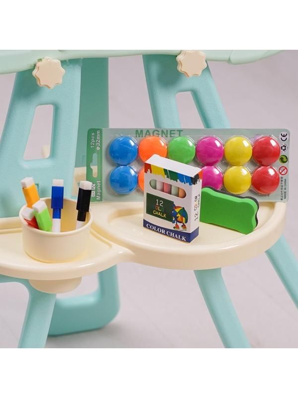 Мольберт 3 в 1 «Доска для рисования» Paw Patrol, пиши мелом, рисуй фломастером, клей магниты