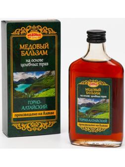 Медовый бальзам «Горно-Алтайский», на основе целебных трав, 250 мл