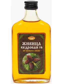 Живица кедровая на льняном масле 5%, 250 мл