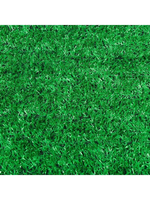 Газон искусственный, ворс 10 мм, 2 × 10 м, светло-зелёный
