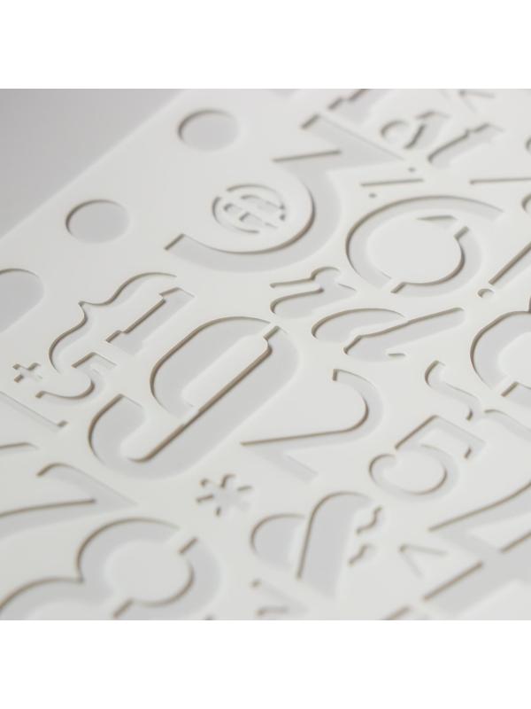 Трафарет пластик 