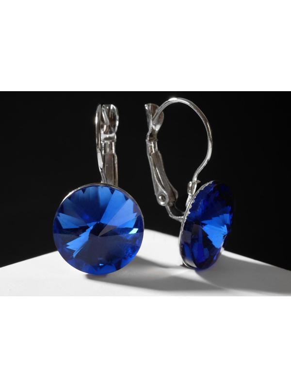 Серьги со стразами 