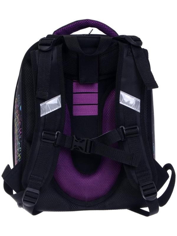 Рюкзак каркасный школьный 38 х 30 х 16 см, эргономичная спинка, Stavia 