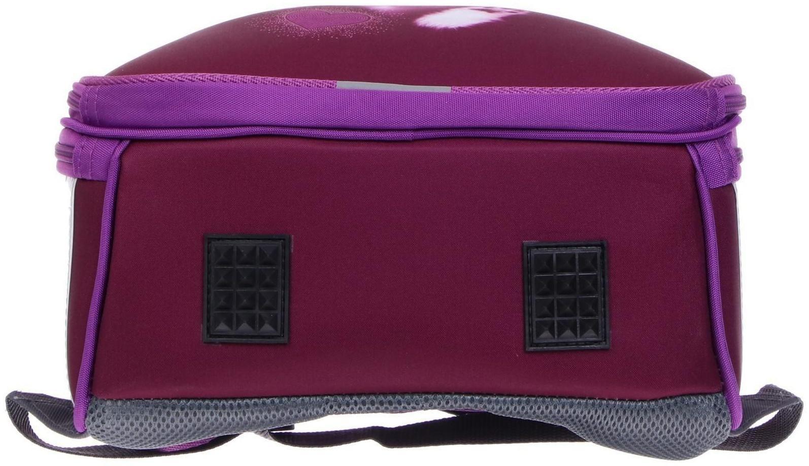 Рюкзак каркасный школьный 38 х 30 х 16 см, эргономичная спинка, Stavia 