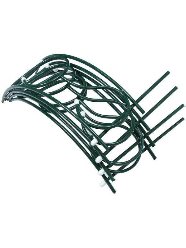 Грядка оцинкованная, 70 × 70 × 30 см, зелёная, «Декоративная»