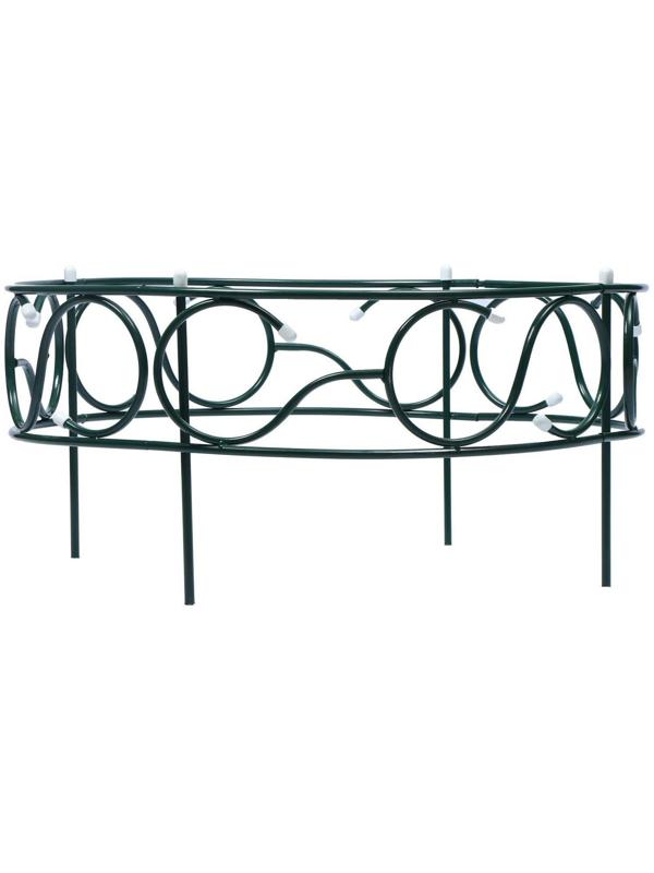 Грядка оцинкованная, 70 × 70 × 30 см, зелёная, «Декоративная»