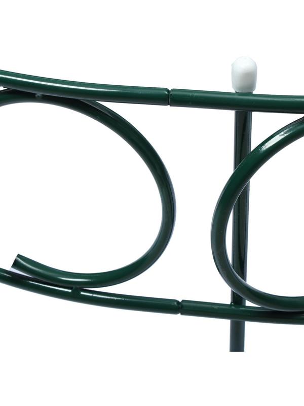 Грядка оцинкованная, 70 × 70 × 30 см, зелёная, «Декоративная»