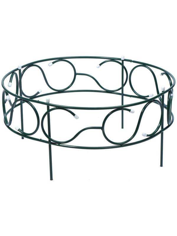 Грядка оцинкованная, 70 × 70 × 30 см, зелёная, «Декоративная»