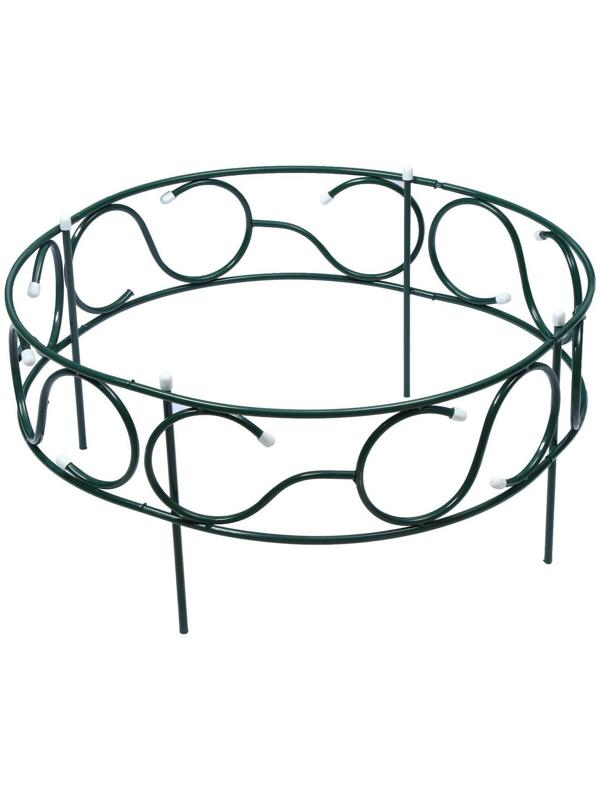 Грядка оцинкованная, 70 × 70 × 30 см, зелёная, «Декоративная»