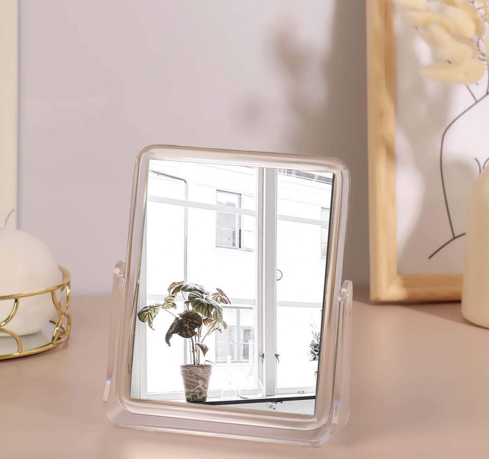 Зеркало настольное, зеркальная поверхность 12 × 15 см, цвет прозрачный