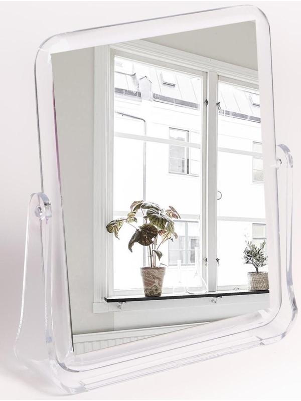 Зеркало настольное, зеркальная поверхность 12 × 15 см, цвет прозрачный