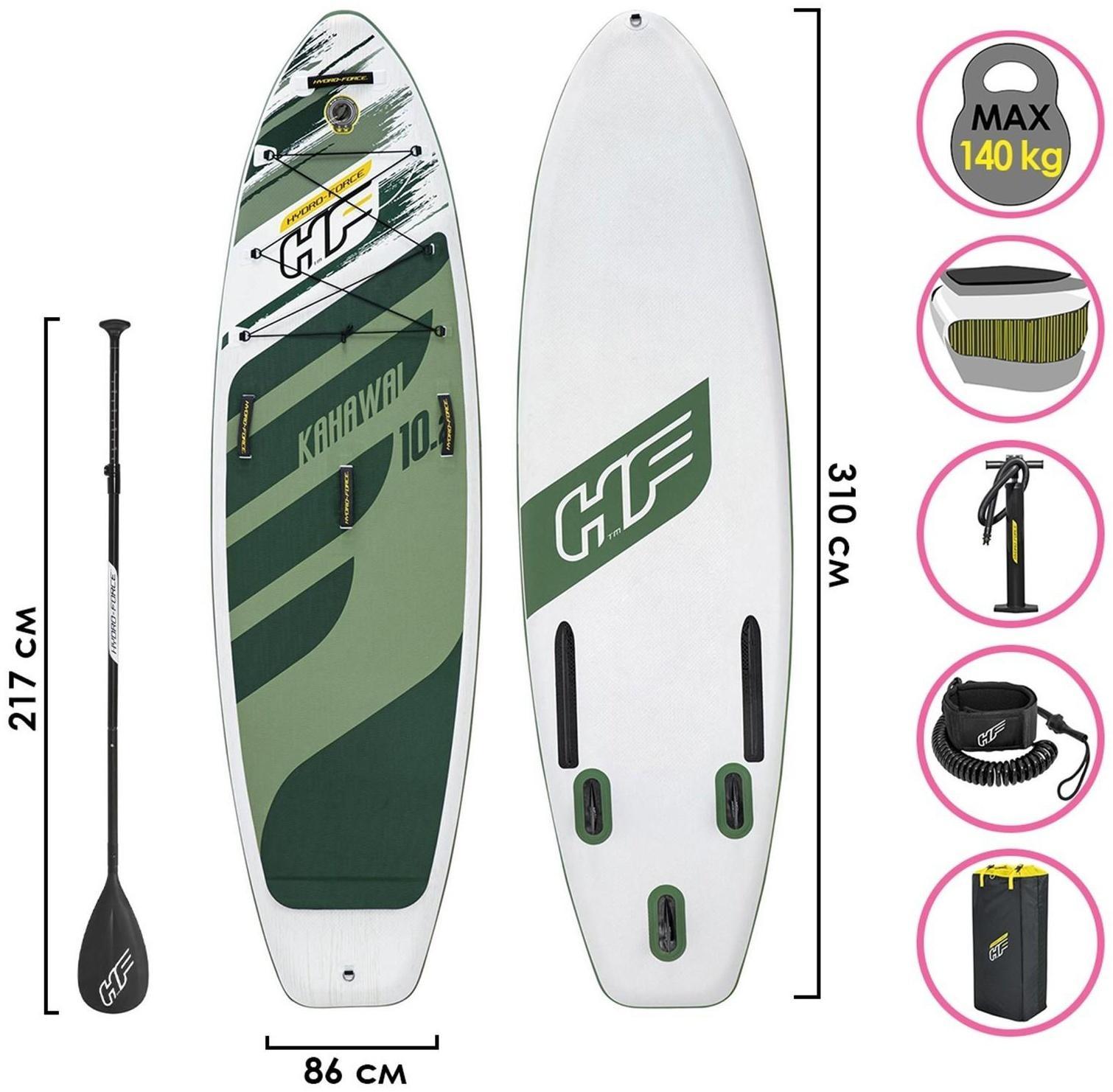 SUP-доска Kahawai Set, 310 х 86 х 15 см, 65308 Bestway