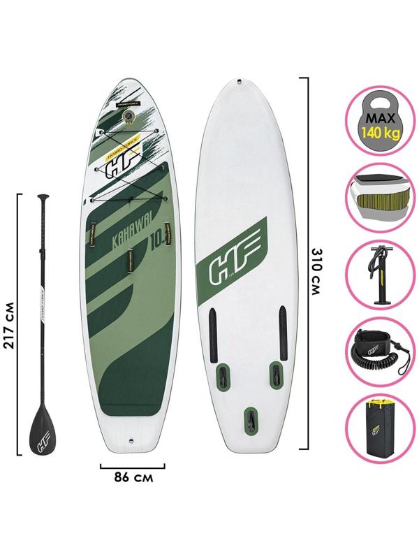 SUP-доска Kahawai Set, 310 х 86 х 15 см, 65308 Bestway