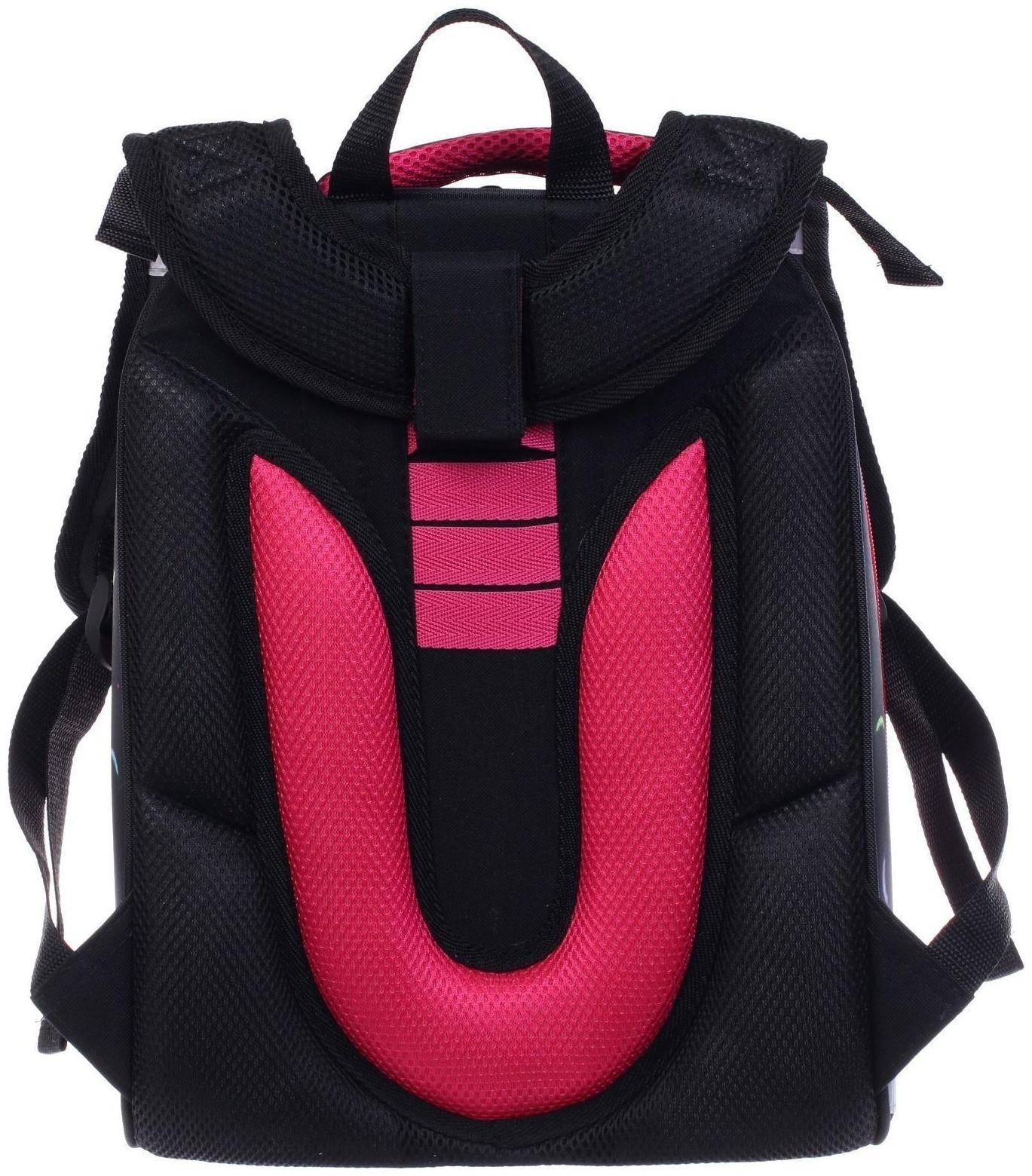 Рюкзак каркасный школьный 38 х 30 х 16 см, эргономичная спинка, Stavia 