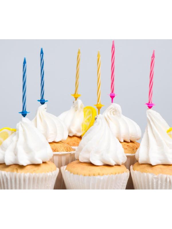 Набор свечей для торта, Принцессы, 24 шт.