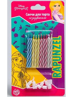 Свечи незадуваемые в торт, Принцессы, 10 шт.