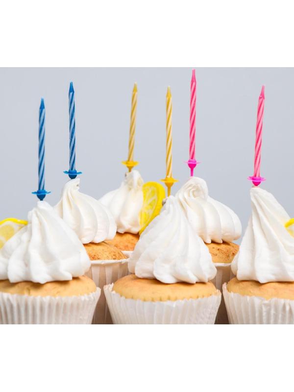 Набор свечей незадуваемые для торта, Человек-Паук