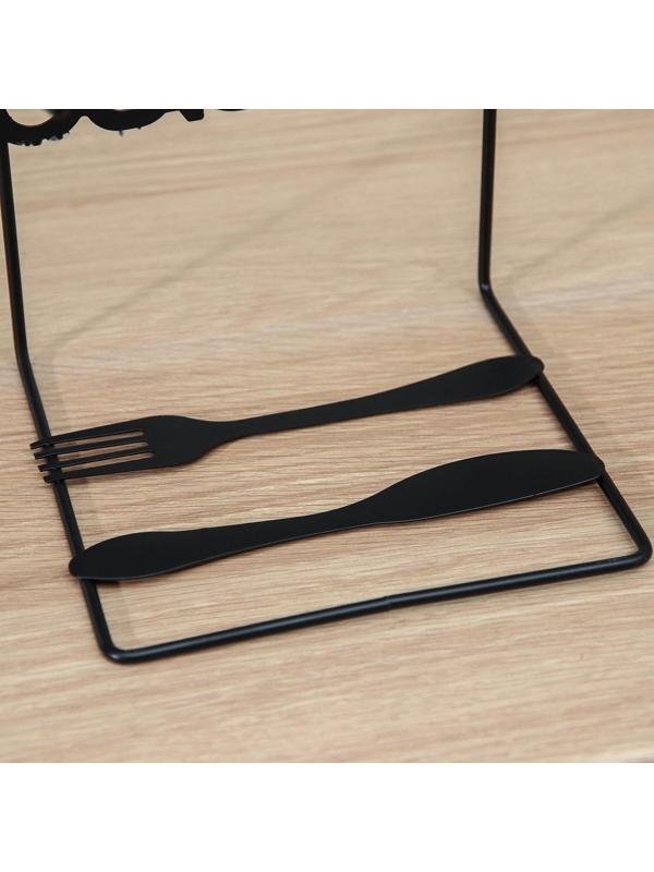 Подставка для чайного сервиза Доляна «Кухонька», 14×15×19 см, цвет чёрный