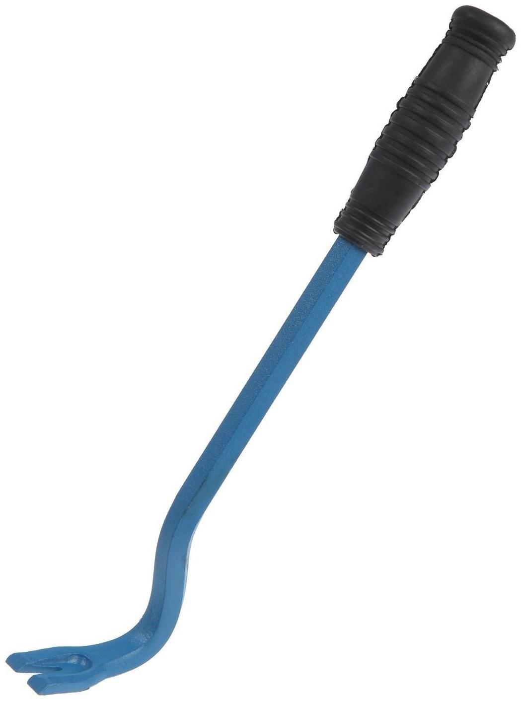 Лом-гвоздодер ТУНДРА, 65 сталь, резиновая рукоятка, 300 х 12 мм