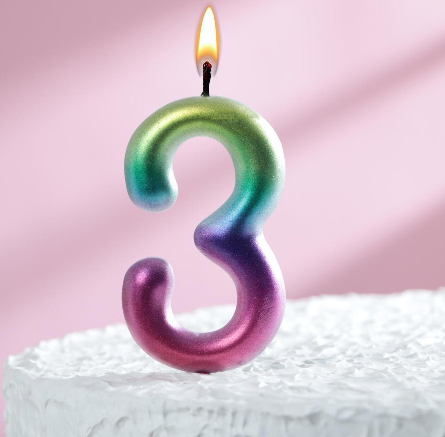 Свеча в торт 