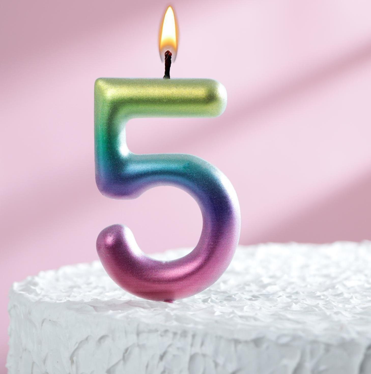 Свеча в торт 