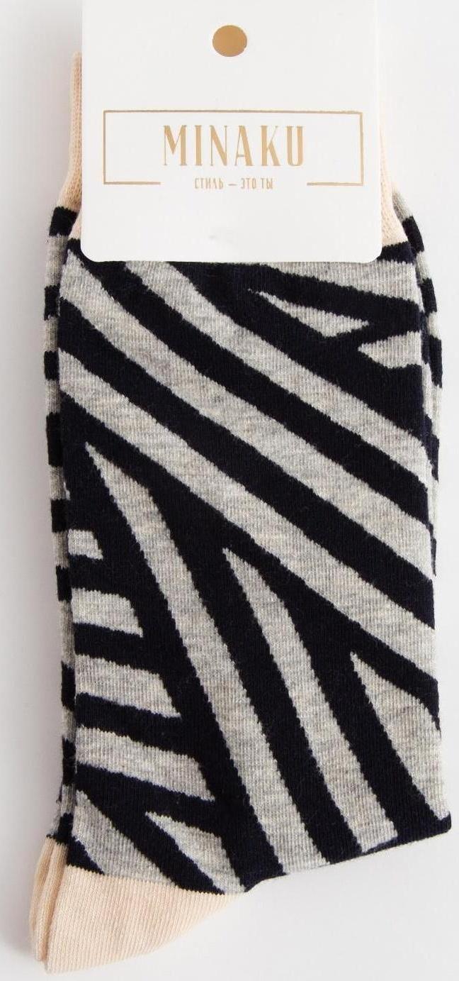 Носки MINAKU «Полосы», размер 36-41 (23-27 см)