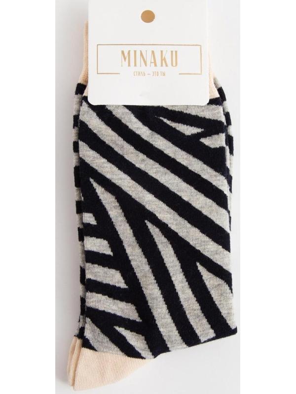 Носки MINAKU «Полосы», размер 36-41 (23-27 см)