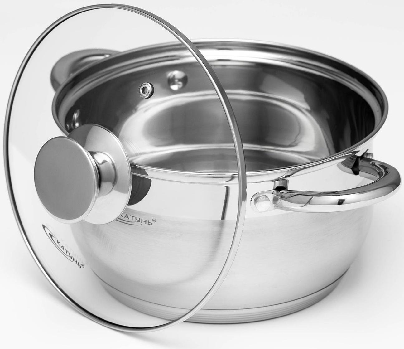 Набор кастрюль «Диана», 6 предметов: 1,8 л, 2,5 л, 3,5 л, крышки