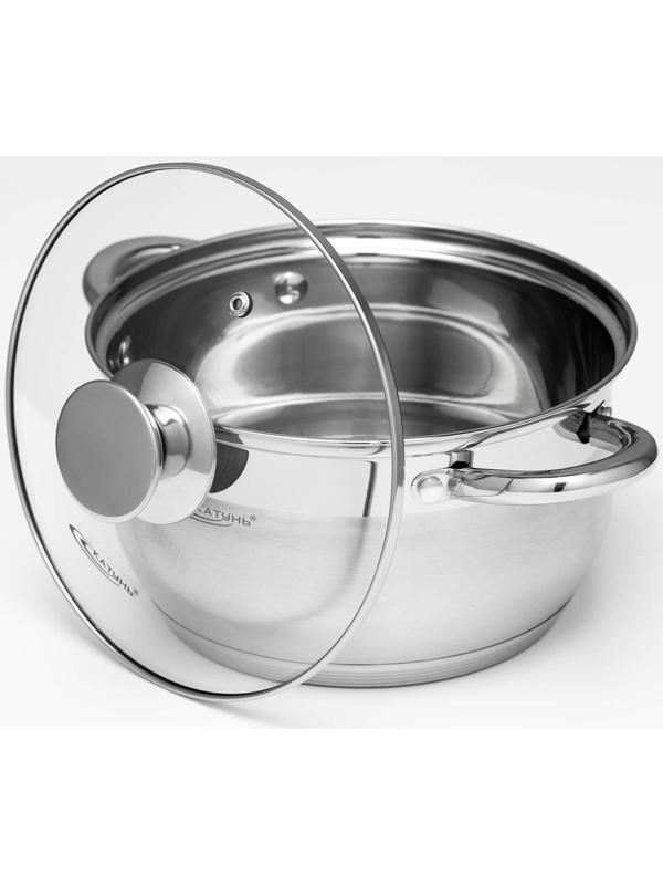 Набор кастрюль «Диана», 6 предметов: 1,8 л, 2,5 л, 3,5 л, крышки