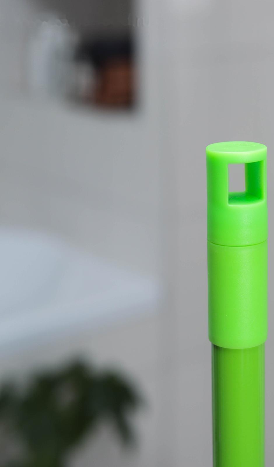 Швабра для мытья пола плоская Доляна, насадка из микрофибры 38×8 см, гибкие края, телескопическая ручка 80-120 см