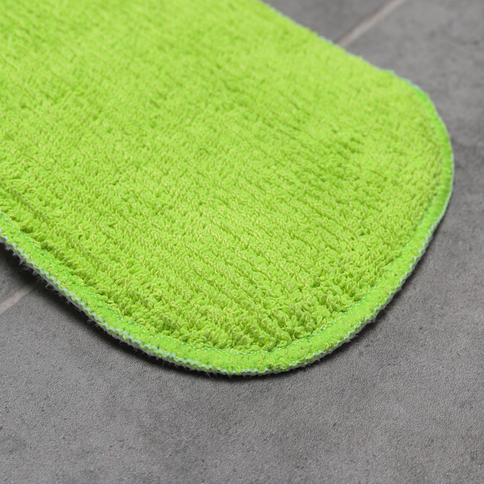 Швабра для мытья пола плоская Доляна, насадка на липучке из микрофибры 40×14 см, 40 гр, телескопическая ручка 80-120 см