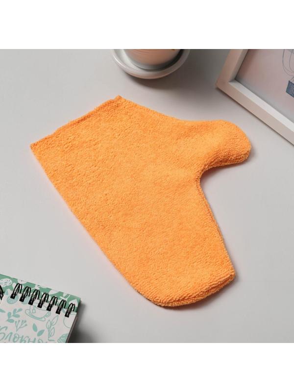 Варежка для уборки Доляна, 19×26 см, 15 гр, двухсторонняя, эконом, микрофибра