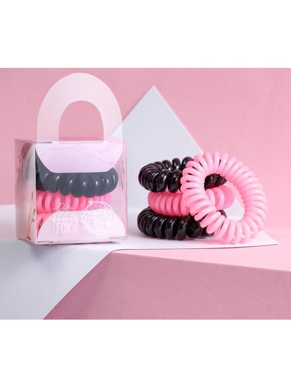 Набор резинок-пружинок для волос «Girl Boss», 4 шт.