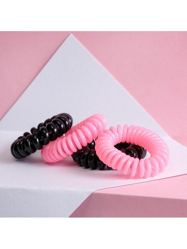 Набор резинок-пружинок для волос «Girl Boss», 4 шт.