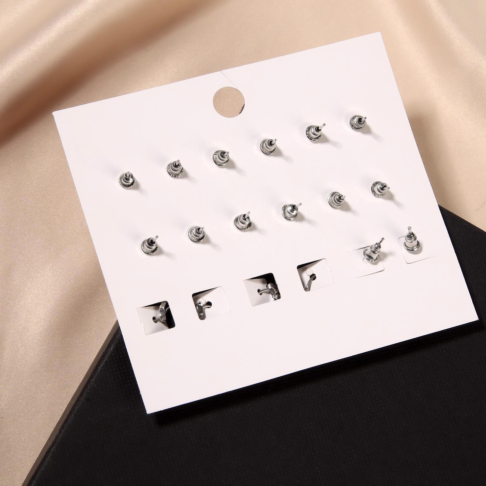 Серьги набор 9 пар 