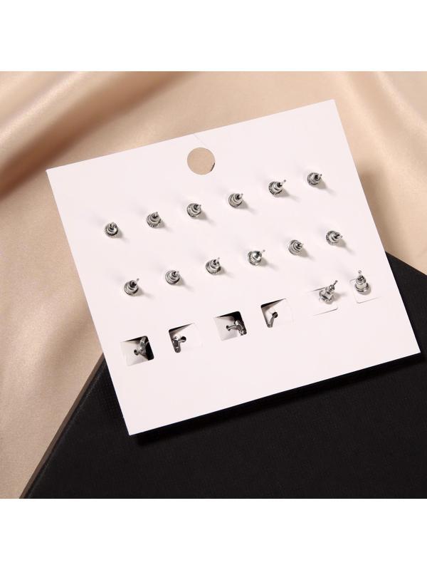 Серьги набор 9 пар 