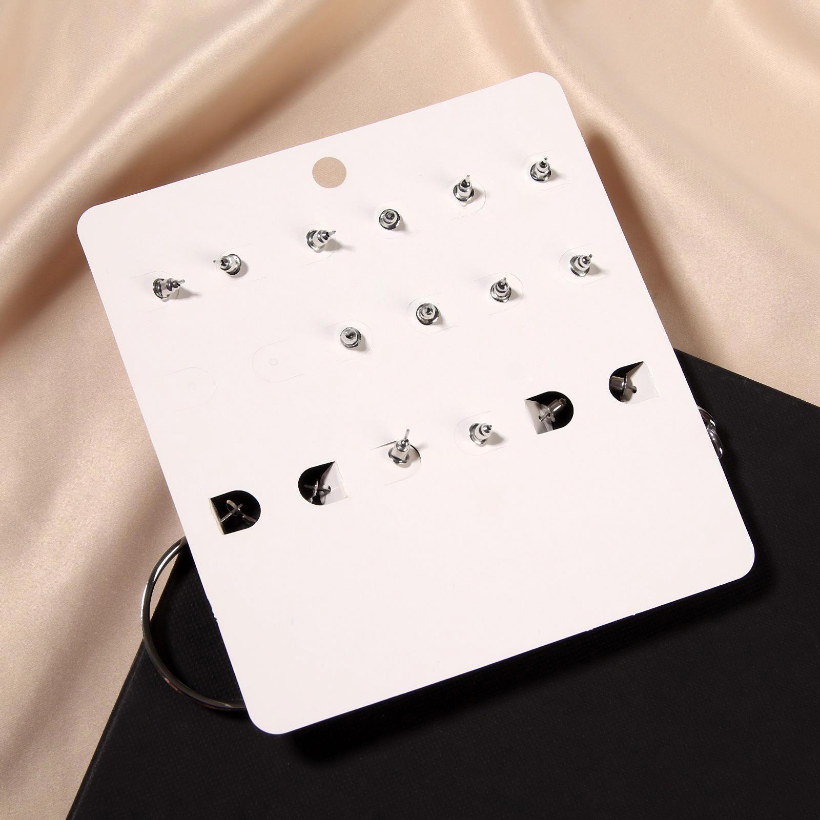 Серьги набор 8 пар 