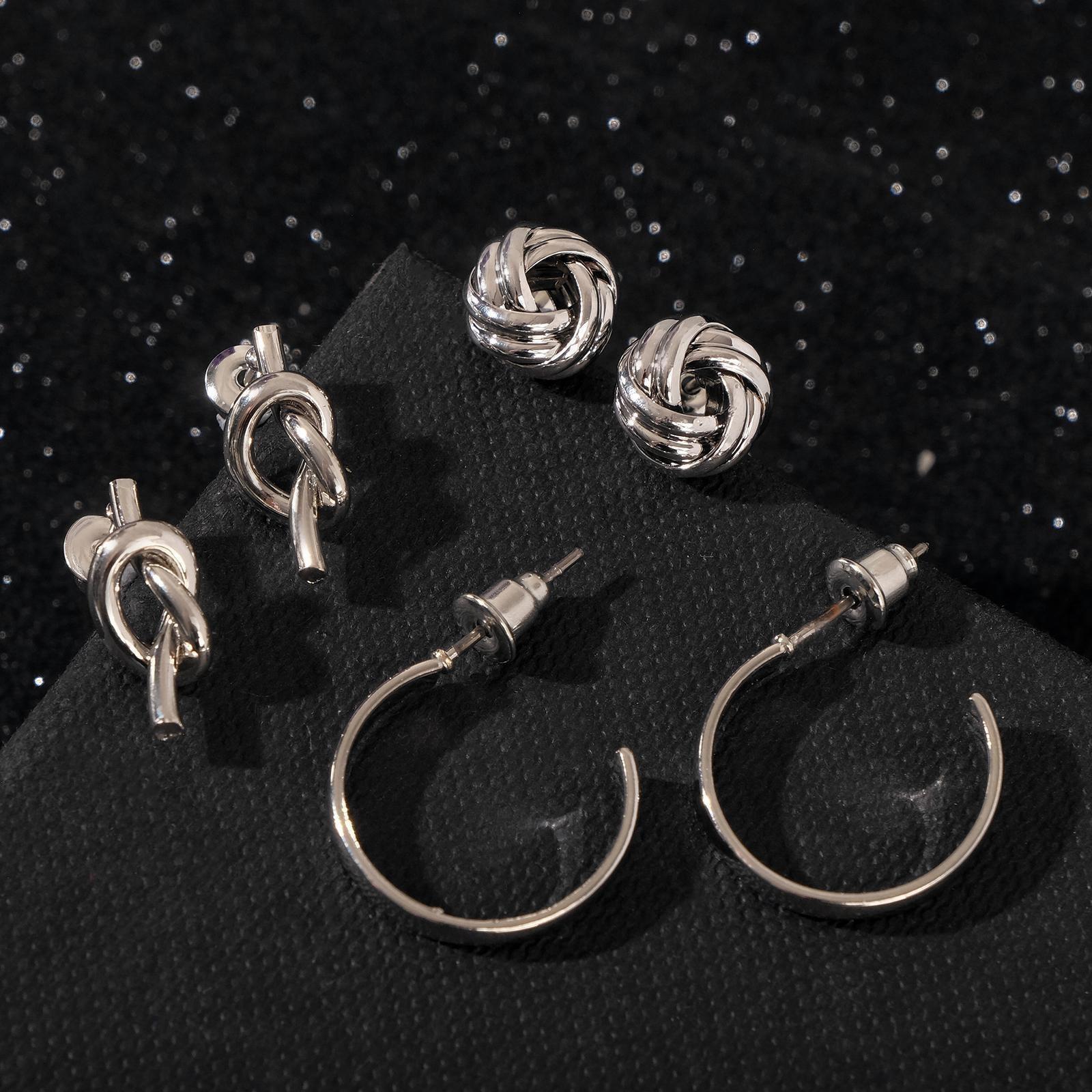 Серьги набор 3 пары 