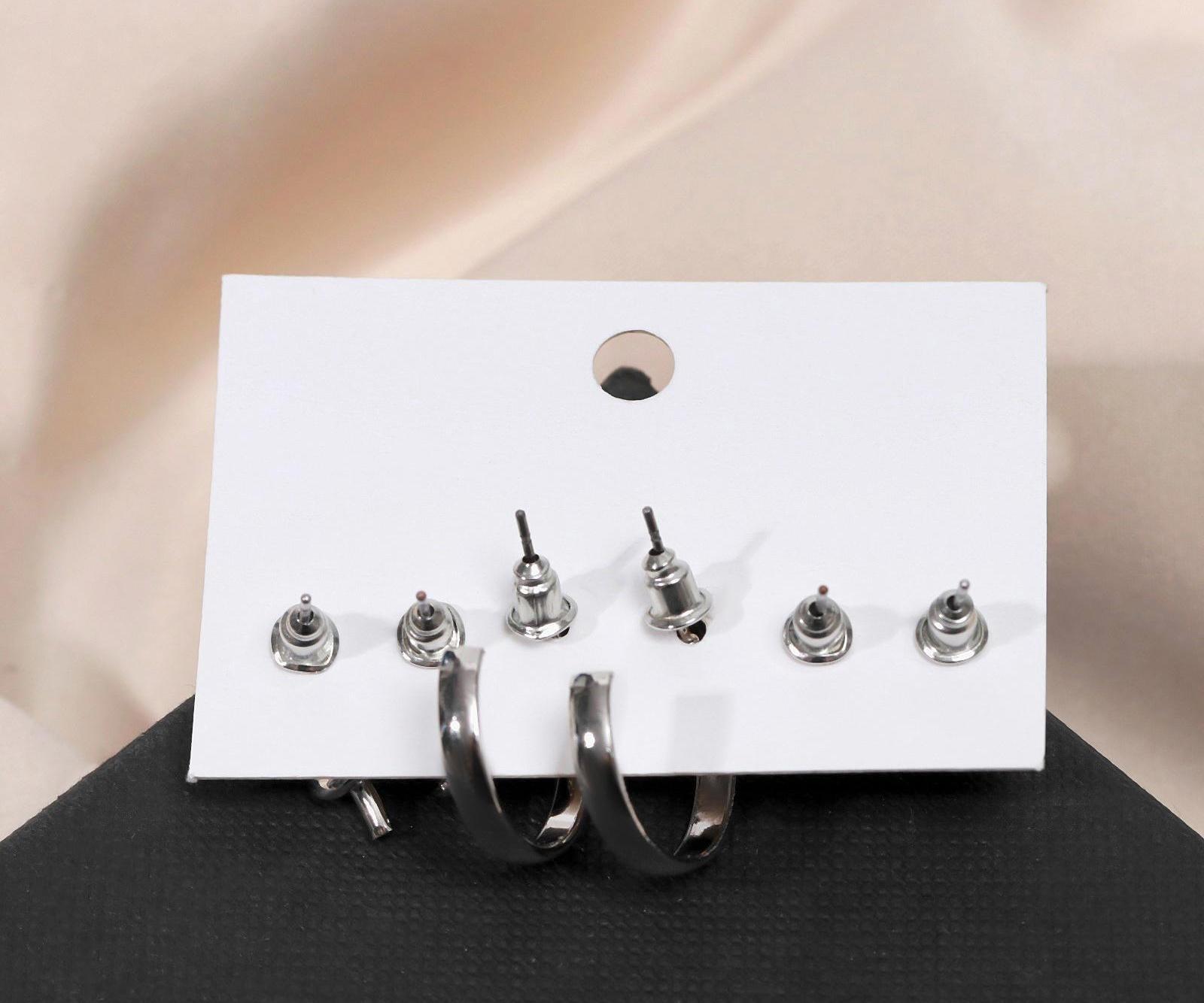 Серьги набор 3 пары 