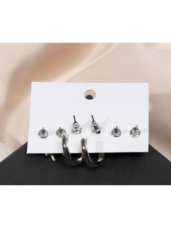 Серьги набор 3 пары 