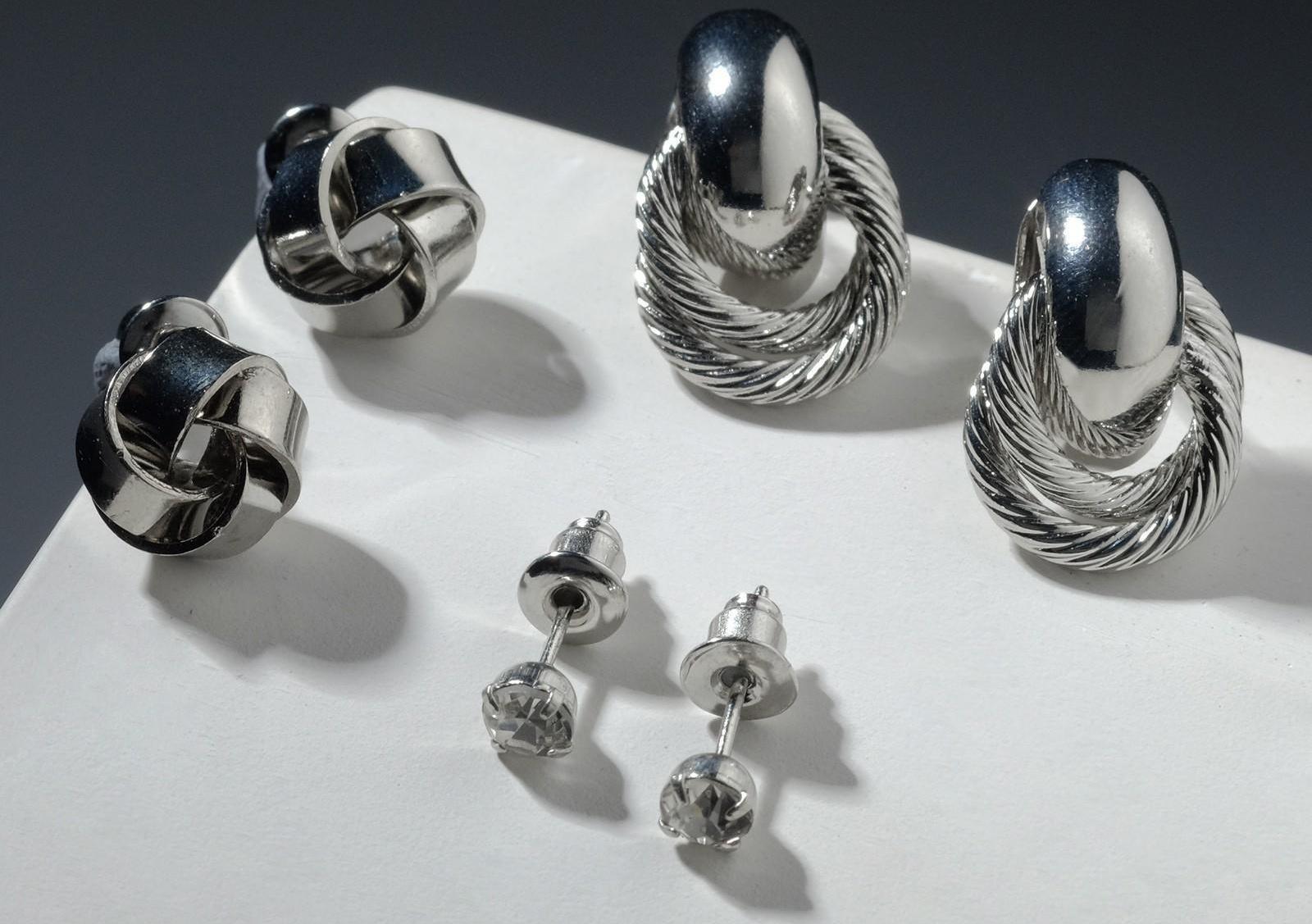 Серьги набор 3 пары 