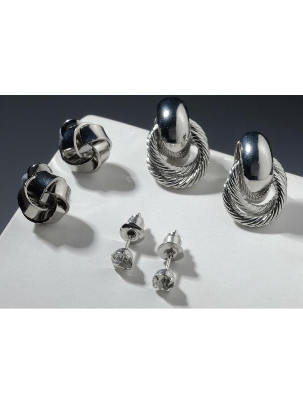 Серьги набор 3 пары 