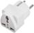 Переходник универсальный 16А, с з/к, 220 В, белый, розничная упаковка