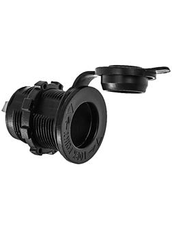 Переходник прикуривателя с влагозащитой, 12-24В, черный