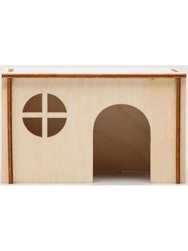 Домик для грызунов малый,  12,5 х 7,5 х 7,5 см