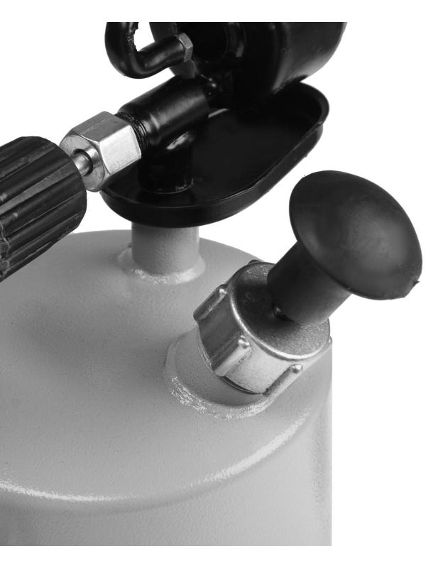 Лампа паяльная ТУНДРА, форсунка высокого давления, расход <1.2 л/ч, АИ 92-95, объем 1.5 л