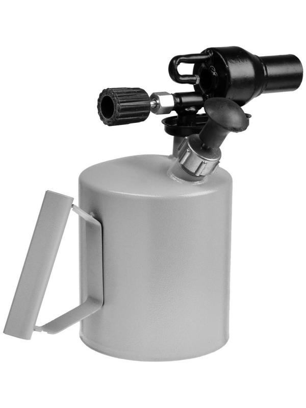 Лампа паяльная ТУНДРА, форсунка высокого давления, расход <1.2 л/ч, АИ 92-95, объем 1.5 л